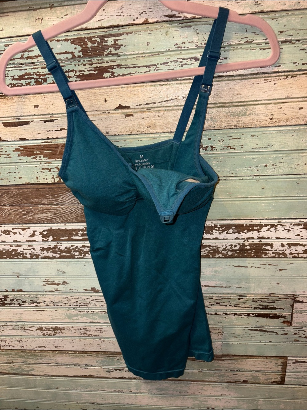 Easy Access Nursing Seamless Shapewear Camisole with Built-In Bra